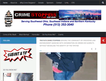 Tablet Screenshot of crime-stoppers.us